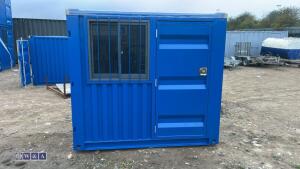2026 7ft mini container with pedestrian side door & window - 5