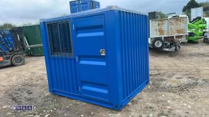 2026 7ft mini container with pedestrian side door & window - 6