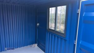 2026 7ft mini container with pedestrian side door & window - 11