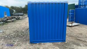2026 7ft mini container with pedestrian side door & window - 13