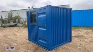 2026 8ft mini container with pedestrian side door & window - 3