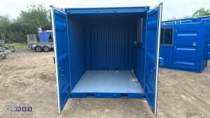 2026 8ft mini container with pedestrian side door & window - 12