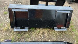 Bucket c/w Bobcat brackets (unused) - 3