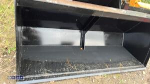 Bucket c/w Bobcat brackets (unused) - 6