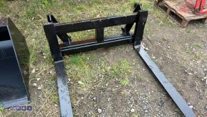 Pallet forks c/w euro brackets - 3