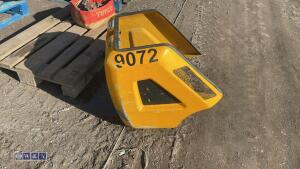 Rear door / bonnet to suit JCB HTD5 dumper - 2