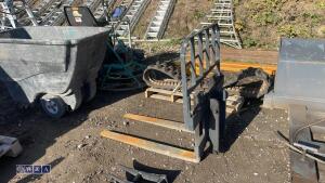 Pallet forks & back plate