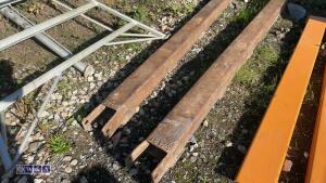 Pair of forklift tine extensions - 3