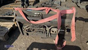 Forklift tines c/w hydraulic spreaders - 4