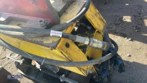 ANROSS HC350 hydraulic compaction plate to suit excavator c/w lines (60mm pins)(3399435) - 7
