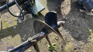 Hydraulic machine auger c/w lines (25mm pins) - 5