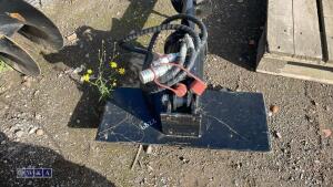 Hydraulic auger c/w lines (to suit skid steer) - 2