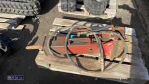 Hydraulic machine breaker c/w lines (40mm pins) - 2