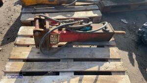 Hydraulic machine breaker c/w lines (40mm pins) - 5