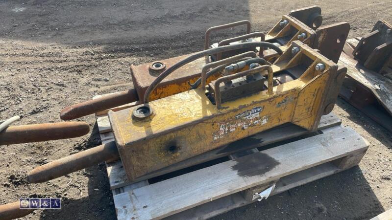 ARROWHEAD S40 hydraulic machine breaker c/w lines (7235) (35mm pins)
