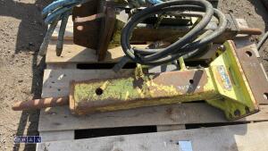 ARROWHEAD S10 hydraulic machine breaker c/w lines (7079) (30mm pins) - 3