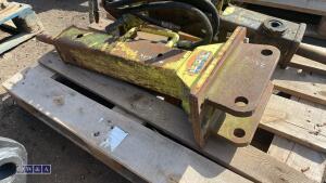 ARROWHEAD S10 hydraulic machine breaker c/w lines (7079) (30mm pins) - 6