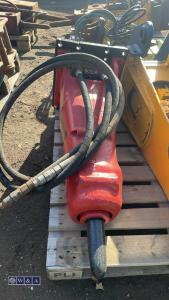 RAMMER hydraulic machine breaker c/w lines (45mm pins) - 2