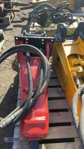 RAMMER hydraulic machine breaker c/w lines (45mm pins) - 3