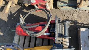 RAMMER hydraulic machine breaker c/w lines (45mm pins) - 7