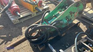 MONTABERT hydraulic machine breaker c/w lines (45mm pins) - 4