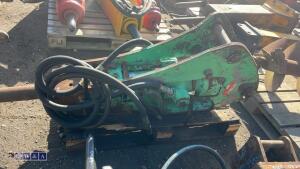 MONTABERT hydraulic machine breaker c/w lines (45mm pins) - 5