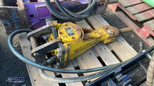 ATLAS COPCO hydraulic machine breaker c/w lines (30mm pins) - 2