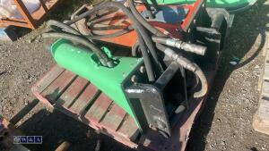 MONTABERT SC28 hydraulic machine breaker c/w lines (45mm pins) - 2