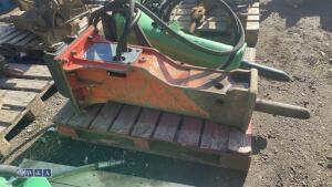 RAMMER R05 hydraulic machine breaker c/w lines (50mm pins) - 3