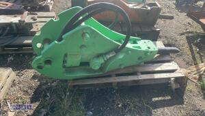 MONTABERT BR125 hydraulic machine breaker c/w lines (45mm pins) - 6