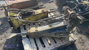 Hydraulic machine breaker c/w lines (30mm pins) - 3