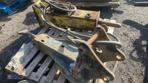 Hydraulic machine breaker c/w lines (30mm pins) - 5