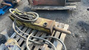Hydraulic machine breaker c/w lines - 2