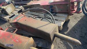 Hydraulic machine breaker c/w lines (45mm pins) - 3