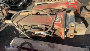 Hydraulic machine breaker c/w lines (45mm pins) - 6