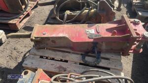 Hydraulic machine breaker c/w lines (45mm pins) - 2