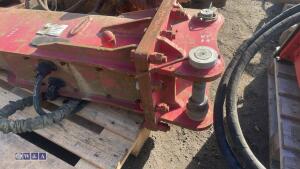 Hydraulic machine breaker c/w lines (45mm pins) - 4