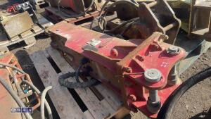 Hydraulic machine breaker c/w lines (45mm pins) - 5