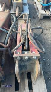 Hydraulic machine breaker c/w lines (35mm pins) - 6