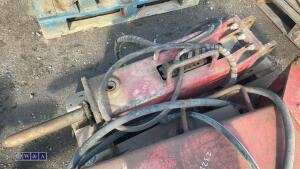 Hydraulic machine breaker c/w lines (35mm pins) - 8