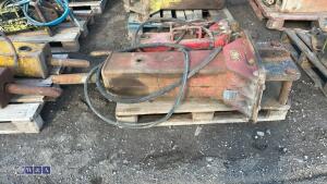 Hydraulic machine breaker c/w lines (50mm pins)