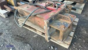 Hydraulic machine breaker c/w lines (50mm pins) - 3