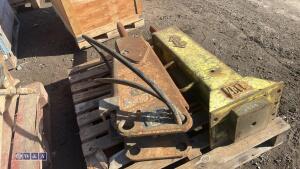 Hydraulic machine breaker c/w lines (55mm pins) - 3