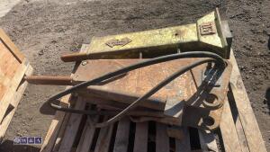 Hydraulic machine breaker c/w lines (55mm pins) - 6