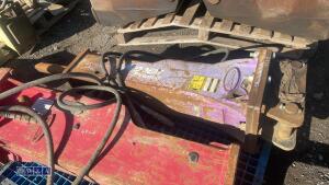 PRODEM hydraulic machine breaker c/w lines (45mm pins) - 5