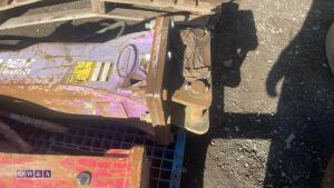 PRODEM hydraulic machine breaker c/w lines (45mm pins) - 6
