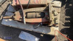 Hydraulic machine breaker c/w lines (30mm pins) (3228823) - 7