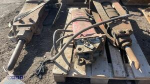 Hydraulic machine breaker c/w lines (30mm pins) (3428159) - 6