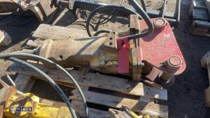 Hydraulic machine breaker c/w lines (60mm pins) (3295456)