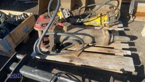 Hydraulic machine breaker c/w lines (60mm pins) (3295456) - 5